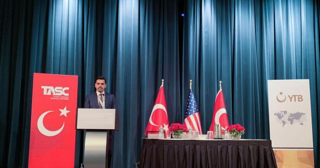 YTB Başkanı Abdullah Eren yaptığı konuşmada YTB'nin faaliyetleri hakkında bilgi verdi.